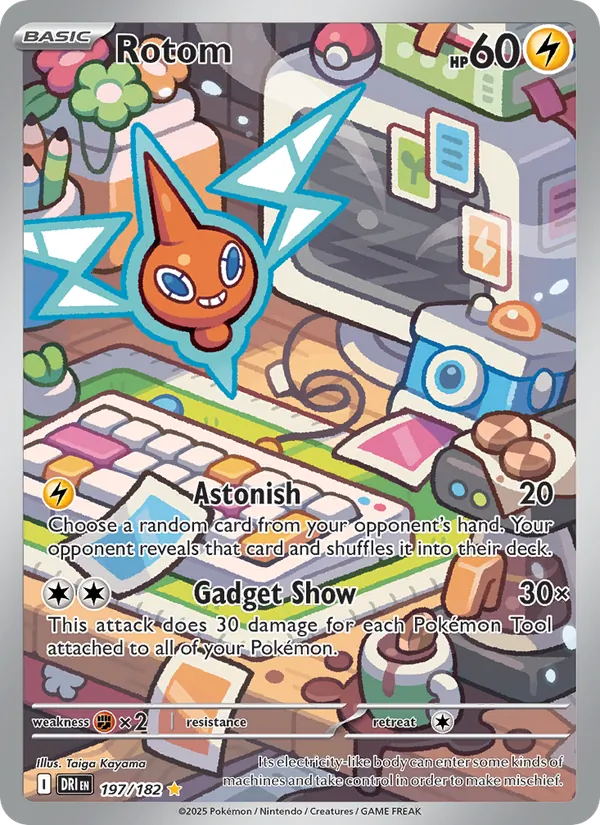 Rotom - Destined Rivals Pokemon Card