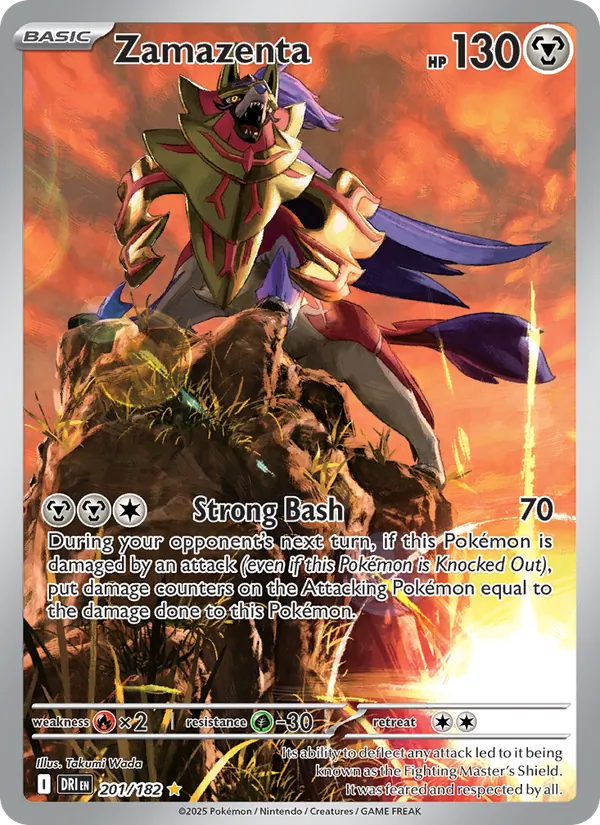 Zamazenta - Destined Rivals Pokemon Card