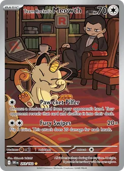 Team Rocket's Meowth - Destined Rivals