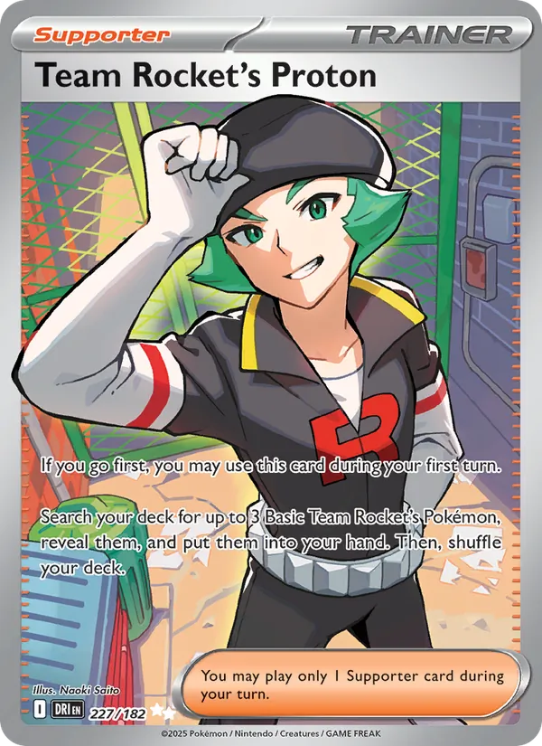 Team Rocket's Proton - Destined Rivals Pokemon Card