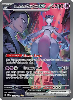 Team Rocket's Mewtwo ex - Destined Rivals