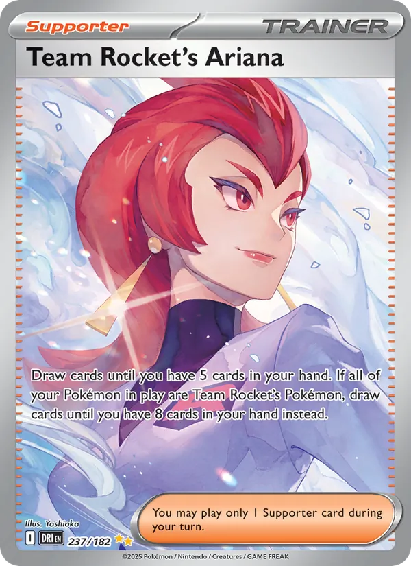 Team Rocket's Ariana - Destined Rivals Pokemon Card
