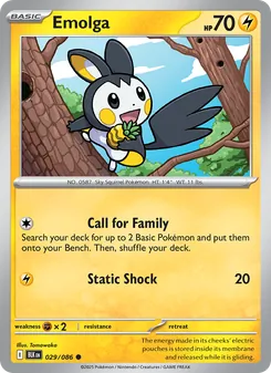Emolga - Black Bolt