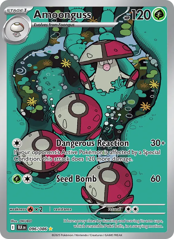 Amoonguss - Black Bolt Pokemon Card