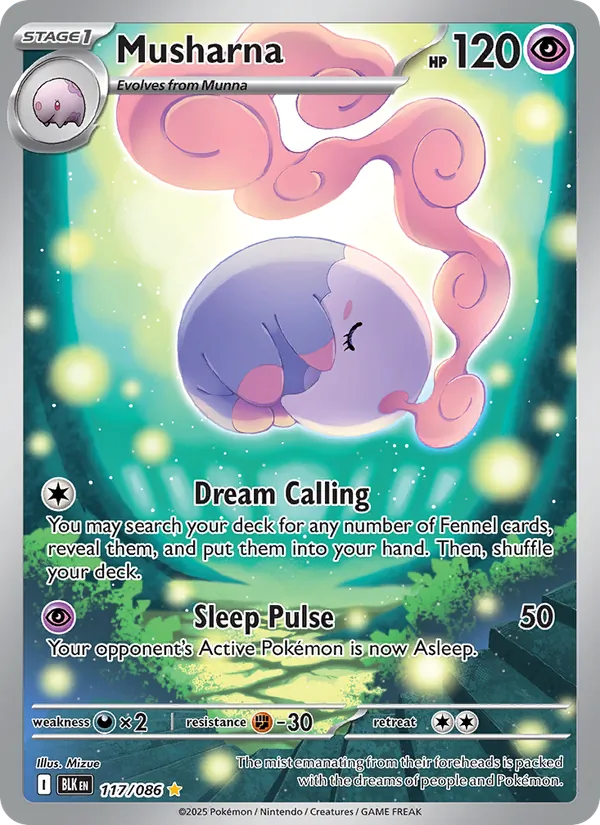 Musharna - Black Bolt Pokemon Card