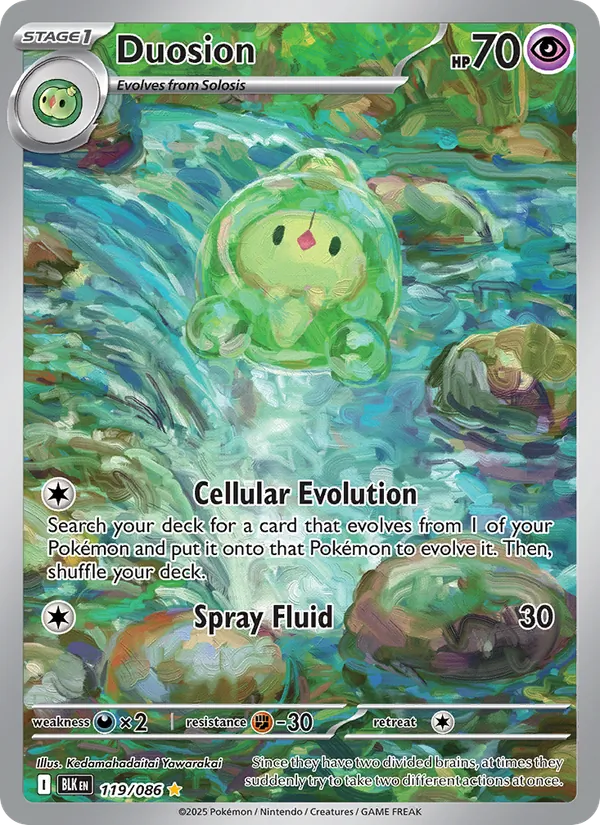 Duosion - Black Bolt Pokemon Card