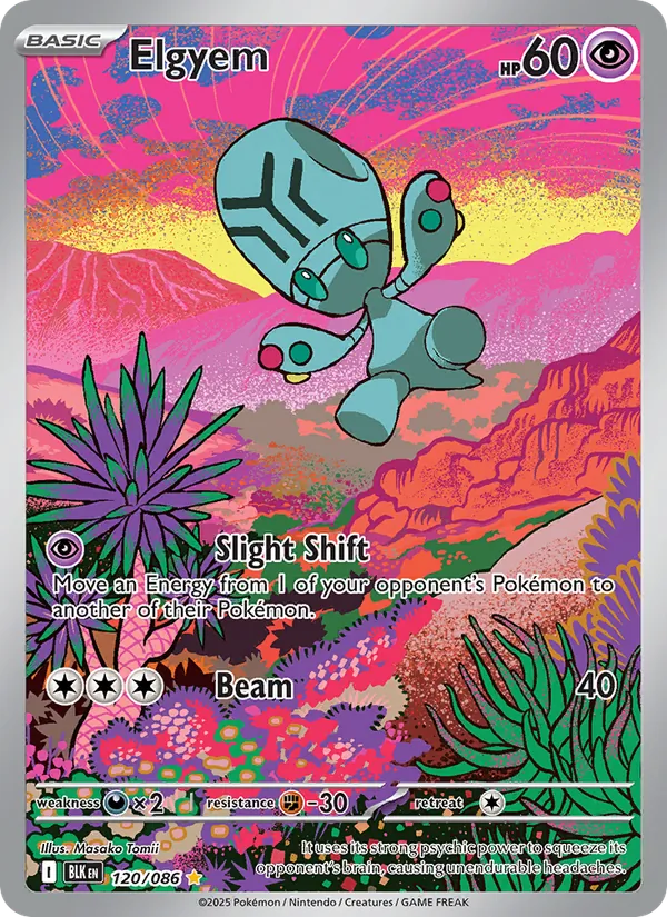 Elgyem - Black Bolt Pokemon Card