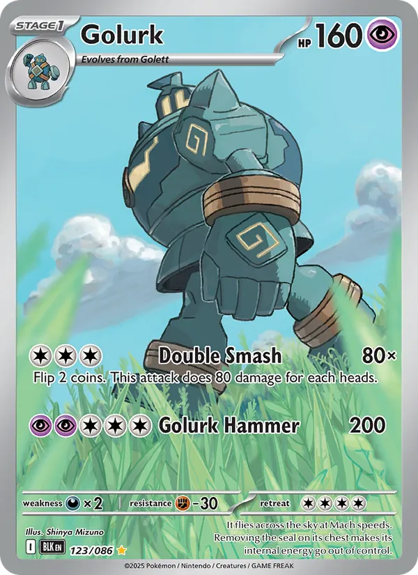 Golurk - Black Bolt Pokemon Card