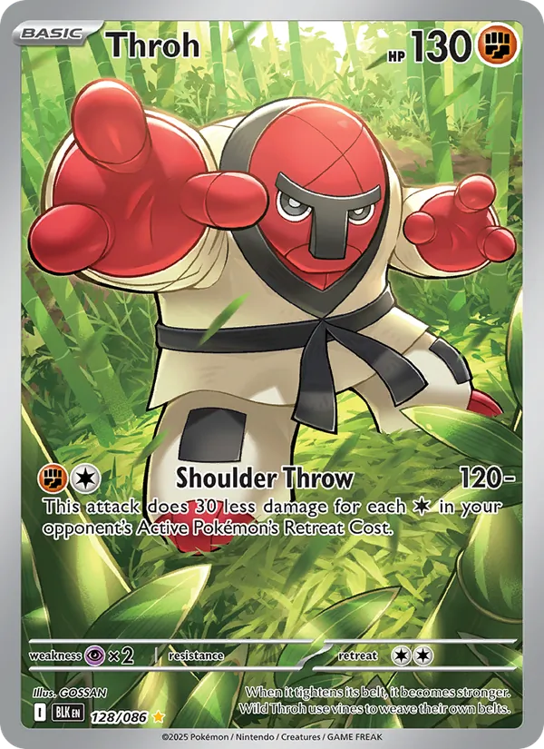 Throh - Black Bolt Pokemon Card