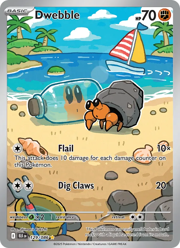 Dwebble - Black Bolt Pokemon Card