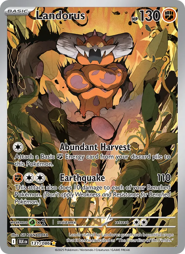 Landorus - Black Bolt Pokemon Card