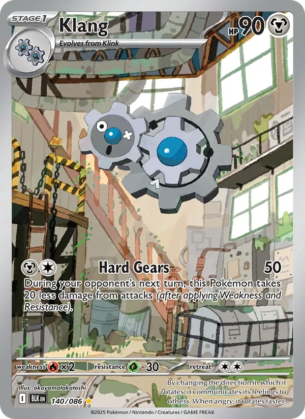 Klang - Black Bolt Pokemon Card