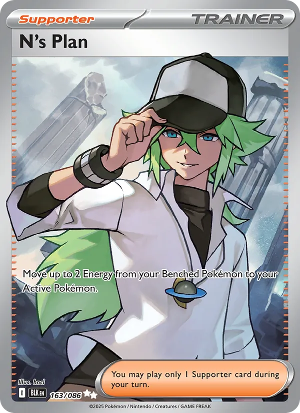 N's Plan - Black Bolt Pokemon Card
