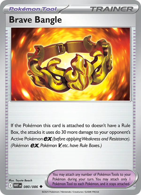 Brave Bangle - White Flare Pokemon Card