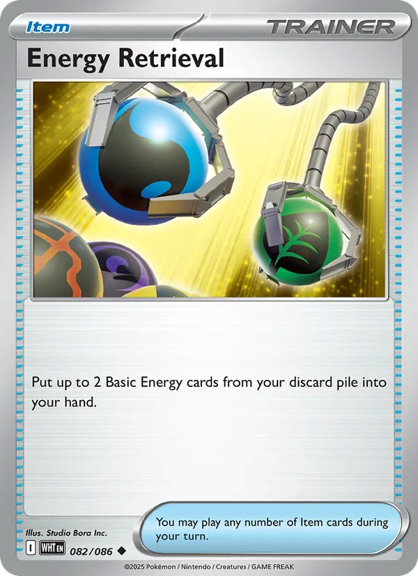 Energy Retrieval - White Flare Pokemon Card