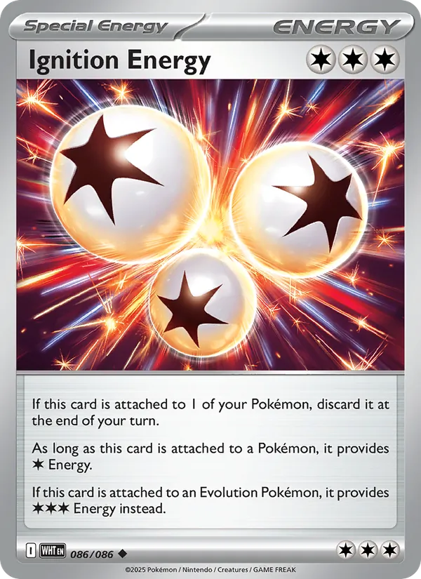 Ignition Energy - White Flare Pokemon Card
