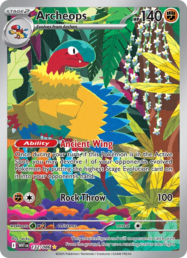Archeops - White Flare Pokemon Card