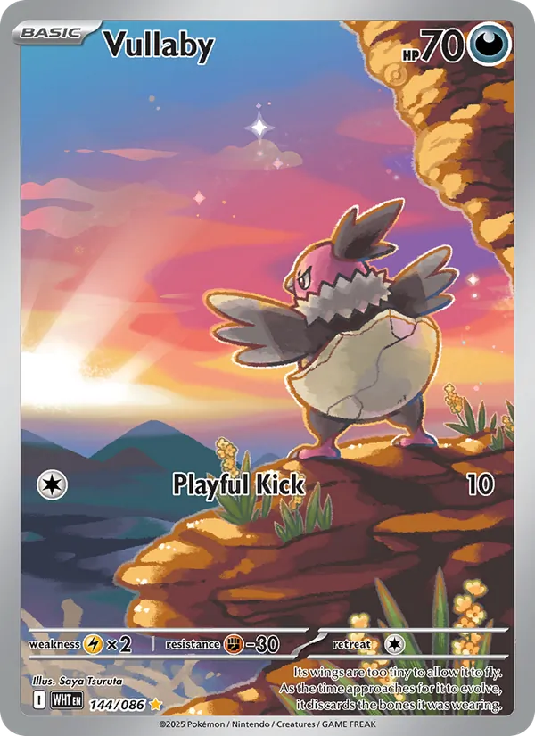 Vullaby - White Flare Pokemon Card