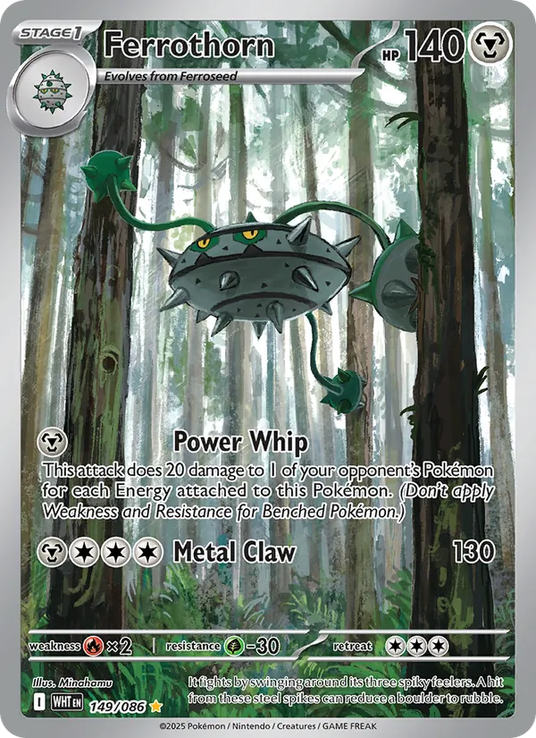 Ferrothorn - White Flare Pokemon Card