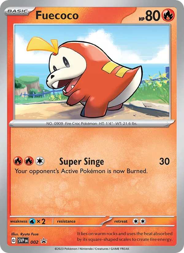 Fuecoco - SVP Black Star Promos Pokemon Card