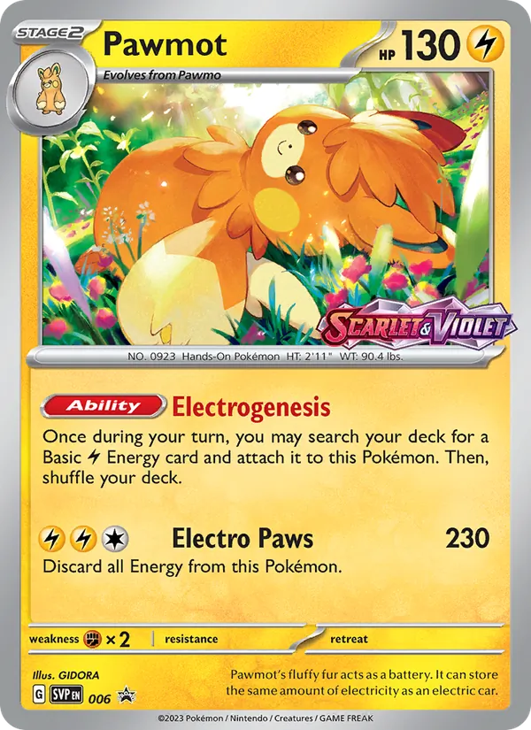 Pawmot - SVP Black Star Promos Pokemon Card