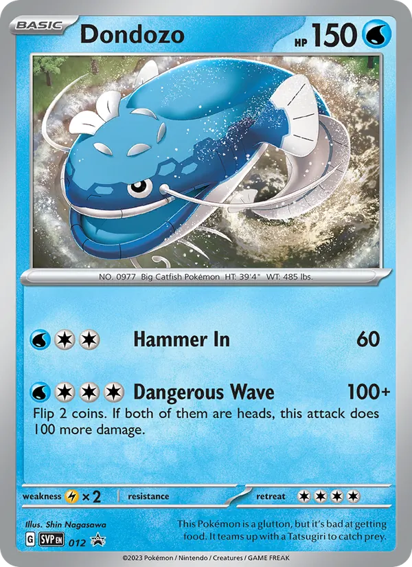 Dondozo - SVP Black Star Promos Pokemon Card