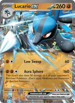 Lucario ex - SVP Black Star Promos