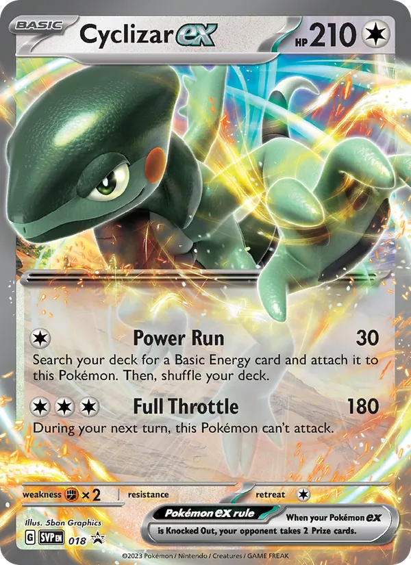 Cyclizar ex - SVP Black Star Promos Pokemon Card