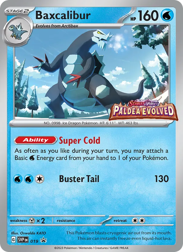 Baxcalibur - SVP Black Star Promos Pokemon Card