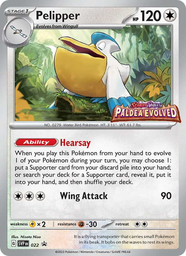 Pelipper - SVP Black Star Promos Pokemon Card
