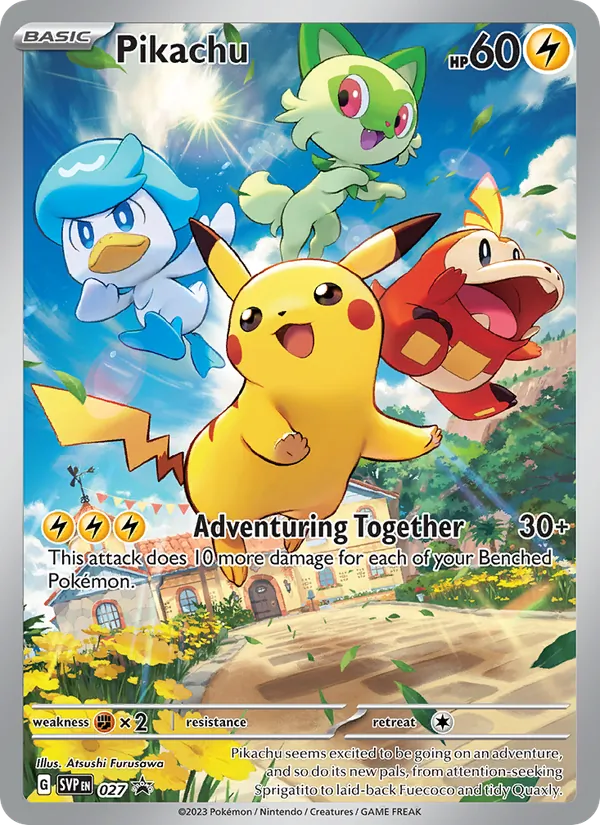 Pikachu - SVP Black Star Promos Pokemon Card