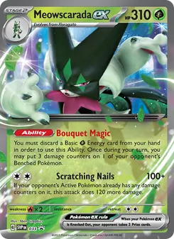 Meowscarada ex - SVP Black Star Promos
