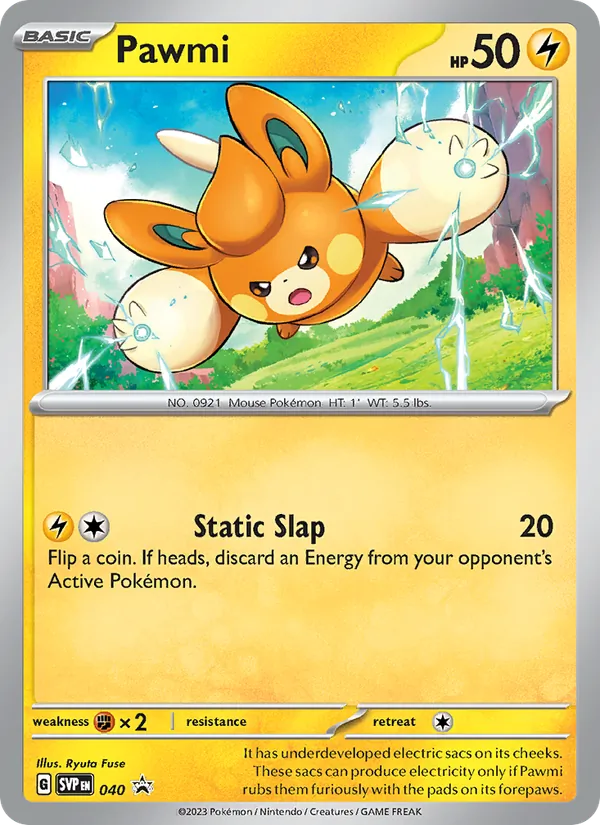 Pawmi - SVP Black Star Promos Pokemon Card