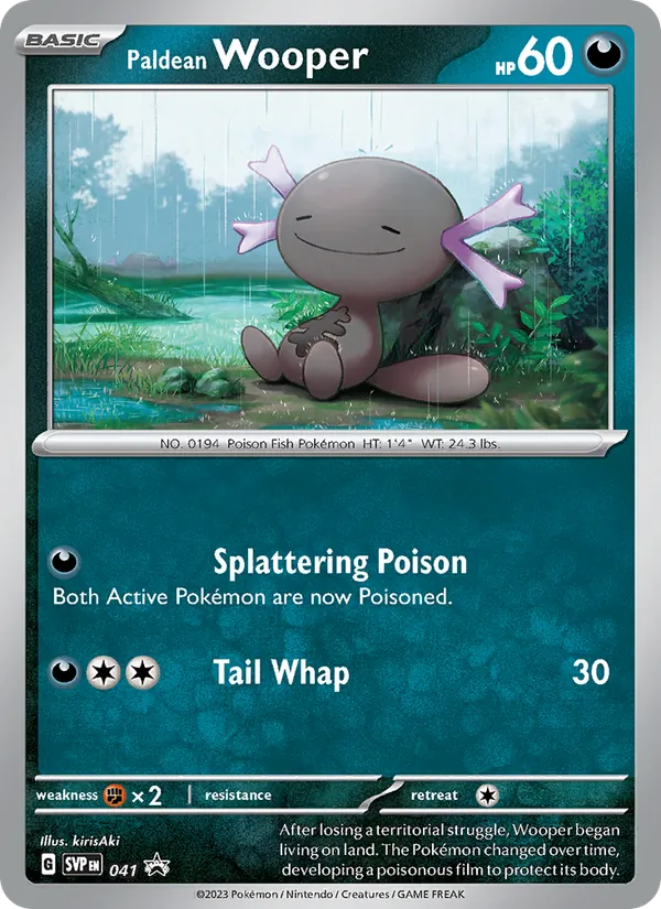 Paldean Wooper - SVP Black Star Promos Pokemon Card