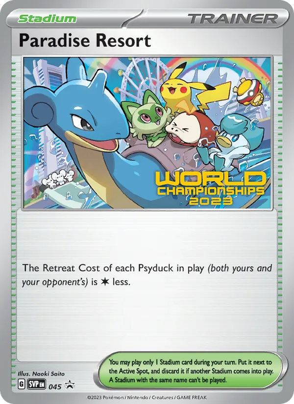 Paradise Resort - SVP Black Star Promos Pokemon Card