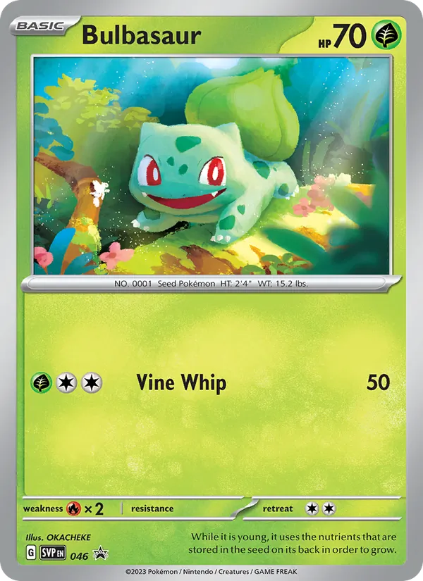 Bulbasaur - SVP Black Star Promos Pokemon Card