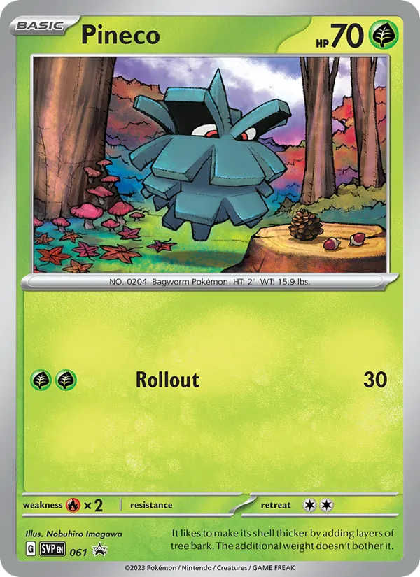 Pineco - SVP Black Star Promos Pokemon Card