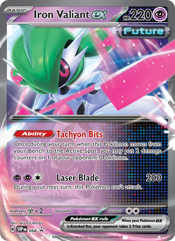 Iron Valiant ex - SVP Black Star Promos Pokemon Card