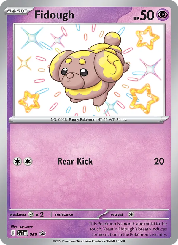 Fidough - SVP Black Star Promos Pokemon Card