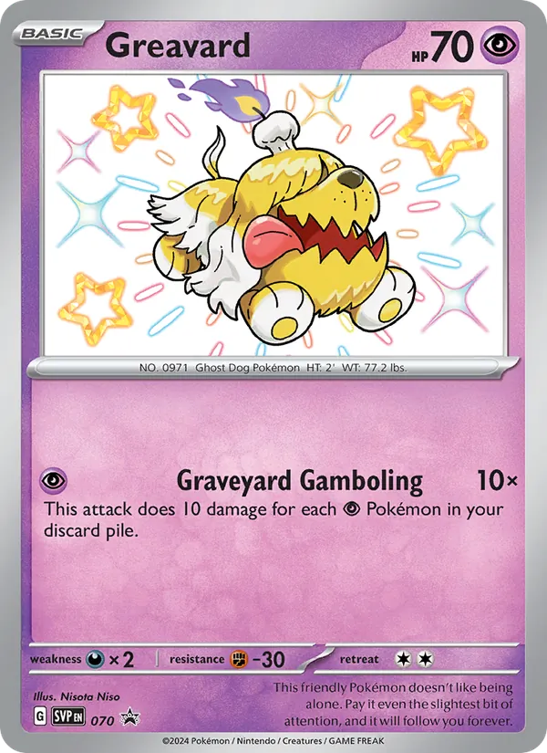 Greavard - SVP Black Star Promos Pokemon Card