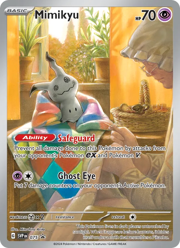 Mimikyu - SVP Black Star Promos Pokemon Card