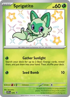 Sprigatito - SVP Black Star Promos