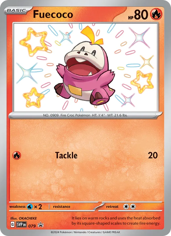 Fuecoco - SVP Black Star Promos Pokemon Card