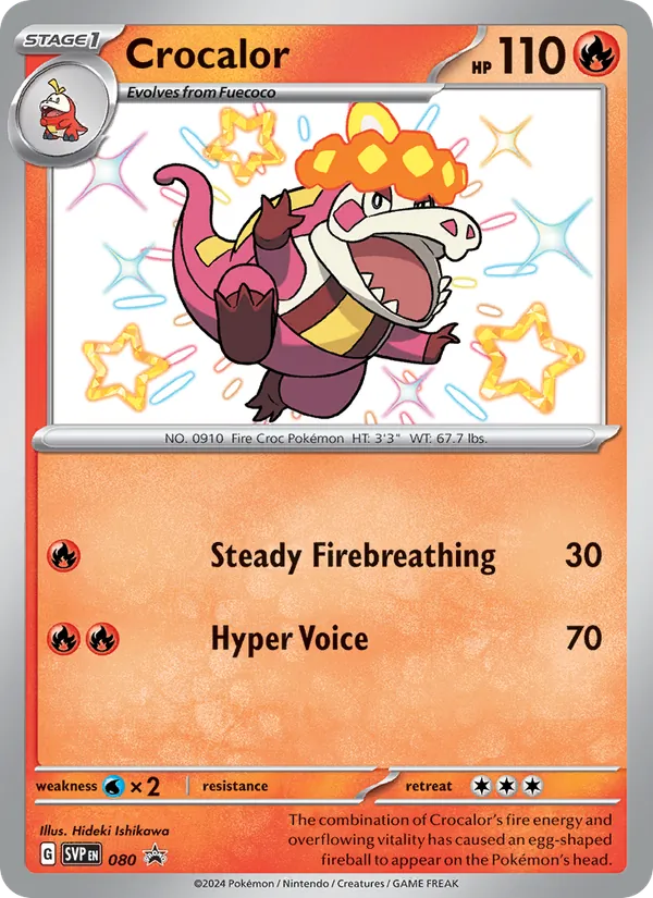Crocalor - SVP Black Star Promos Pokemon Card