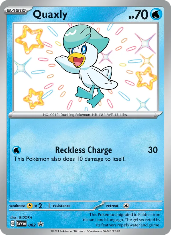 Quaxly - SVP Black Star Promos Pokemon Card