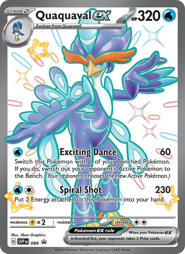 Quaquaval ex - SVP Black Star Promos Pokemon Card