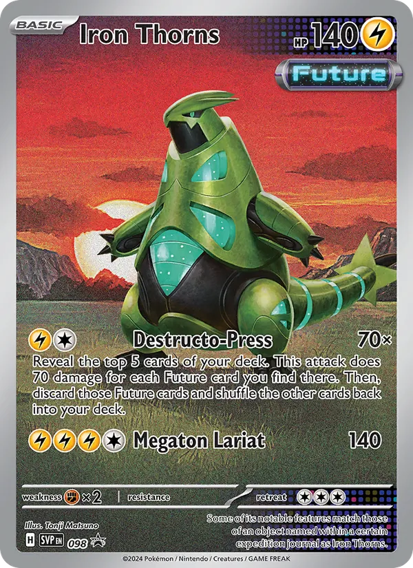 Iron Thorns - SVP Black Star Promos Pokemon Card
