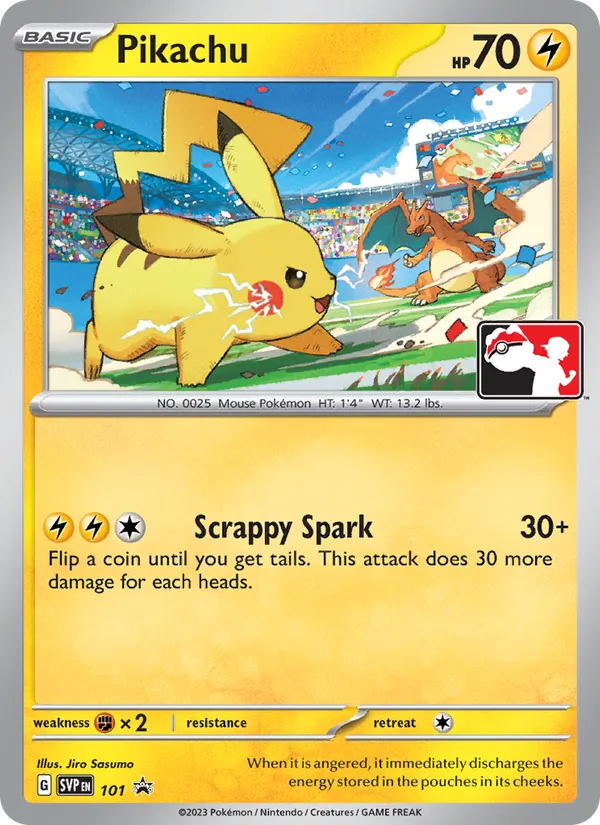 Pikachu - SVP Black Star Promos Pokemon Card