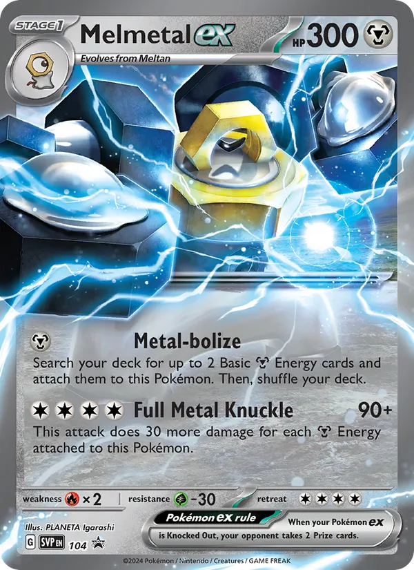 Melmetal ex - SVP Black Star Promos Pokemon Card