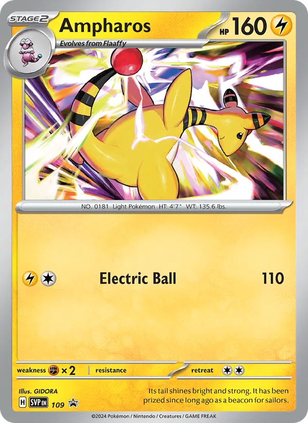 Ampharos - SVP Black Star Promos Pokemon Card